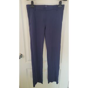 Betabrand Blue Straight Leg Dress Pant Yoga Pants